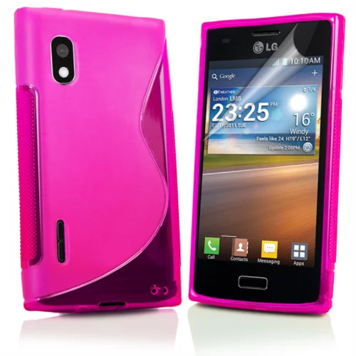  S silikonski ovitek LG E610 L5 pink