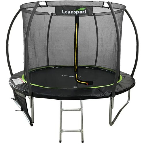 Lean sport trampolin max trampolin 6ft - 185cm črno zelena Slike