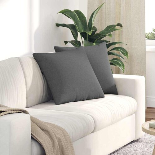  Jastučići za sofu 2 pcs Tamno siva 50 x 50 cm tkanina Cijene