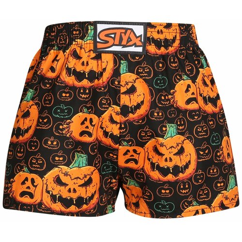 STYX Children's boxer shorts art classic rubber Halloween pumpkin Cene