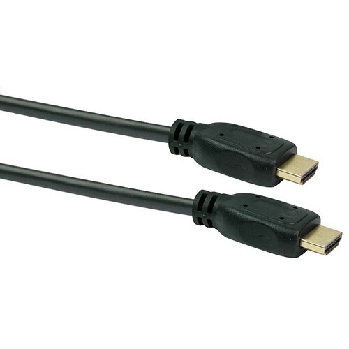 SCHWAIGER HDMI-kabel (0,7 m, Crne boje, 18 Gbit/s) Slike