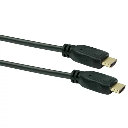 SCHWAIGER HDMI-kabel (0,7 m, Crne boje, 18 Gbit/s)