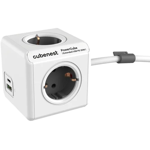 Cubenest Razdelilec PowerCube Extended USB Schuko –