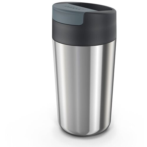 Joseph Joseph Temno moder/v sijajno srebrni barvi lonček to go 450 ml Sipp – Cene