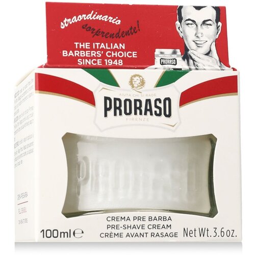 Proraso white Pre-Shave Cream krema za lak&scaron;e brijanje s mentolom, eukaliptusom i glicerinom 100 ml za mu&scaron;karce Cijene