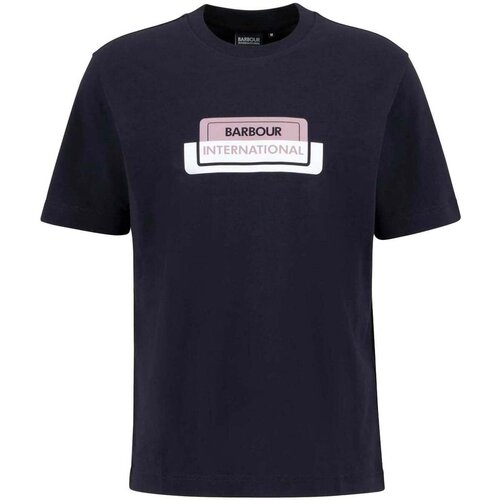 Barbour Optic T-Shirt Black Crna Slike