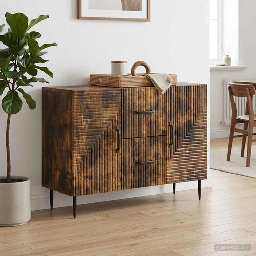  Kreveta Dimljeni hrast 89 x 34,5 x 60 cm Konstruirano drvo Cijene