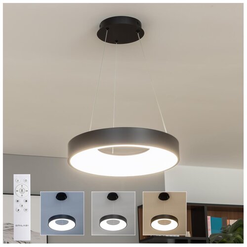  Brilagi - LED prigušiva viseći luster na sajli FALCON II LED/67W/230V prečnik 40 cm crna + daljinski upravljač Cene
