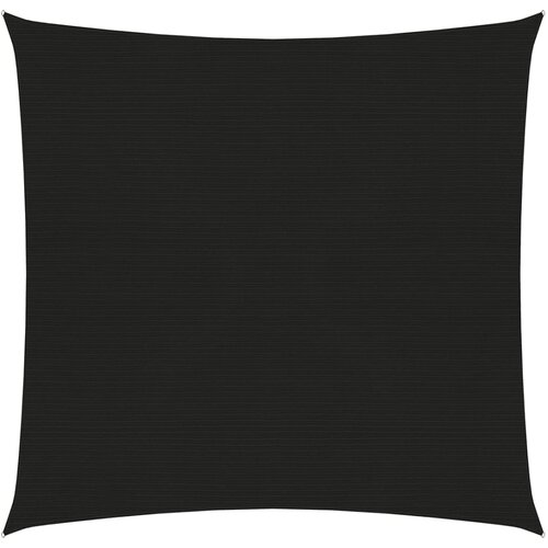 vidaXL Senčno jadro 160 g/m² črno 2,5x2,5 m HDPE, (20729228) Cene