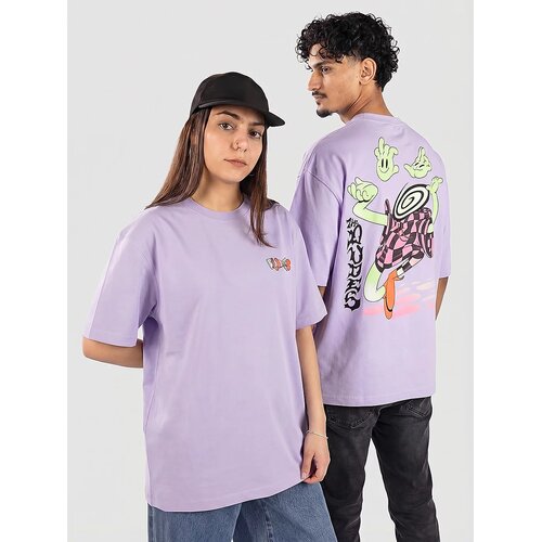 The Dudes Swizzlehead Classic Oversize Heavyweight T-shirt lilac sachet Cene