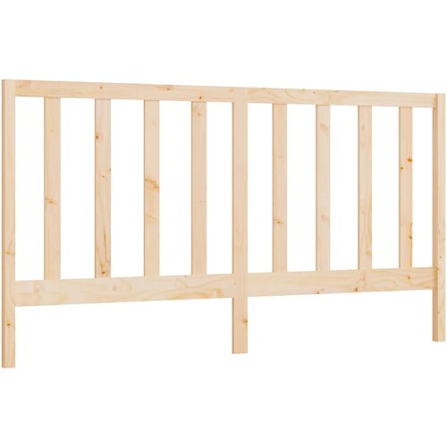 Maison Chic posteljno vzglavje - vzglavna omarica - nočna omarica 206x4x100 cm trdna borovina, (21704766) Slike