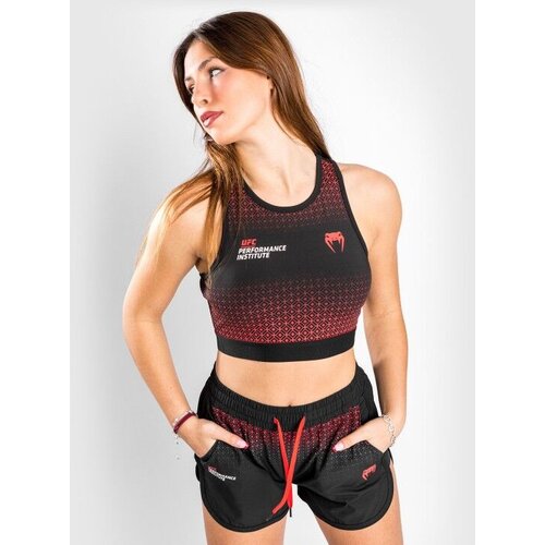 Venum Ženski sportski grudnjak UFC Performance Institute, L, Crveno-crni Cene