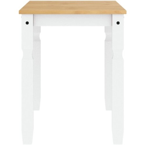  Blagovaonski stol Corona bijeli 112x60x75cm od masivne borovine Slike