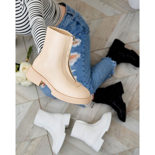 Resti Women's beige Etiuse flat heeled boots Cene