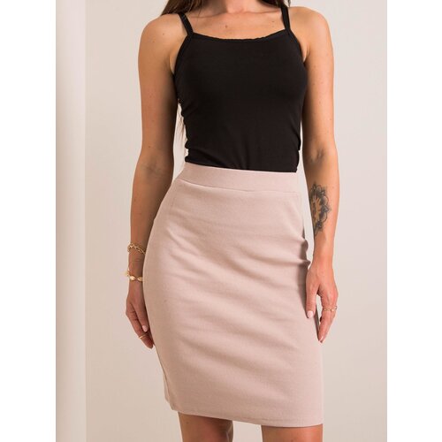 RUE PARIS Skirt-RV-SD-4271.29P-beige Cene