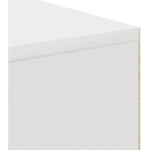  Stol s policom Bijelo 102 x 50 x 75 cm Konstruirano drvo Slike