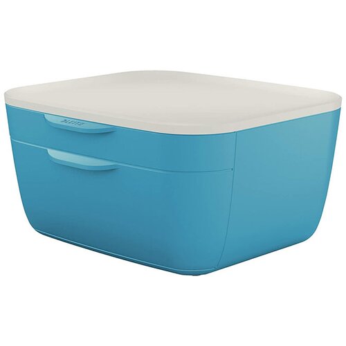 Leitz Predalnik Cosy, 2 predala, moder Slike