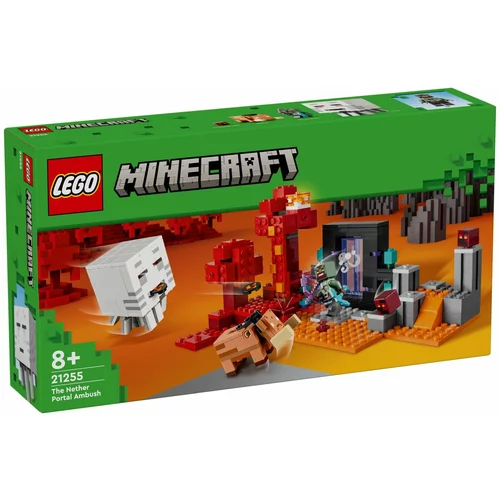 Lego ZASEDA PRI PORTALU V NETH MINECRAFT 21255