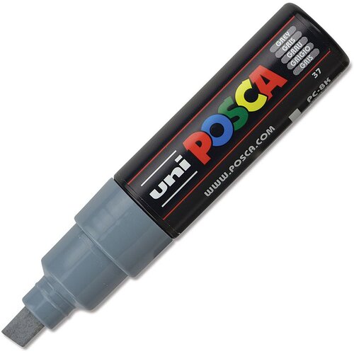 POSCA Uni flomaster; konica 8 mm prirezana; siv, (22005591) Cene