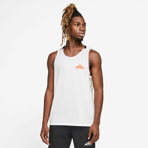 Nike m nk df solar chase tank, muška majica za trčanje, bela DX0857 Slike