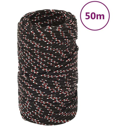  Brodski konop crni 2 mm 50 m od polipropilena Slike