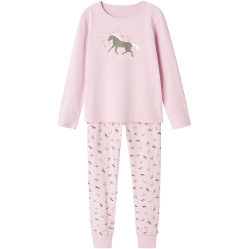 Name it Pižama siva / mauve / roza / bela Slike