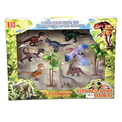 Magic Toys 8-delni igralni komplet dinozavrov z dodatki Cene