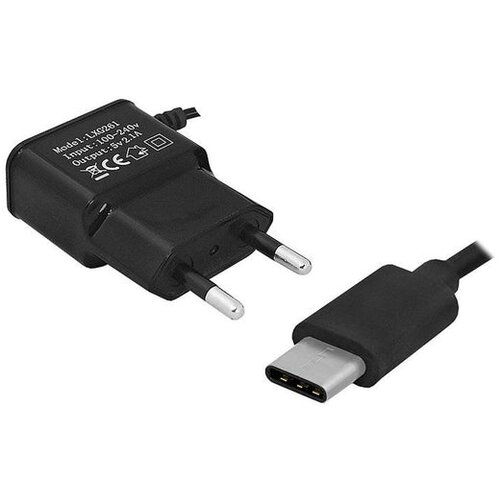 Ltc hi&amp;scaron;ni polnilnik za mobilne telefone / tablice usb-c 2.1A črn Slike