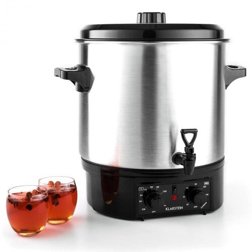 Klarstein Biggie Catering Urn 27 L Električni čajnik Počasni kuhalnik s timerjem, 1800 W Cene