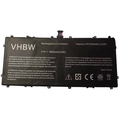 VHBW Baterija za Google Nexus 10 / Samsung GT-P8110, 8000 mAh Slike