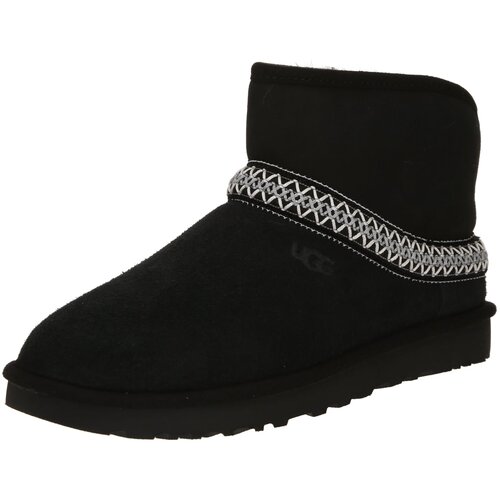 Ugg Ležerne čizme 'Classic Mini' crna / bijela Cijene