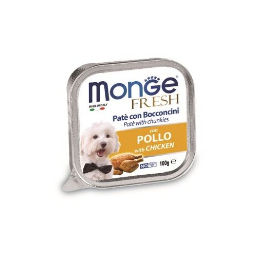 Monge Pa&amp;scaron;teta za pse sa ukusom piletine, 100g Slike