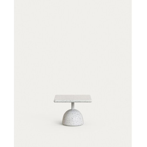 Kave Home Bijeli terazzo stolić za kavu 48x48 cm Saura &amp;ndash; Slike