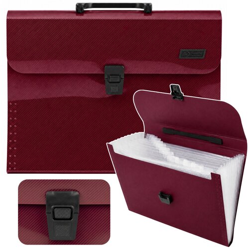  Folder Folder Document Organizer Holder 13 Compartments Burgundy A4 Cijene
