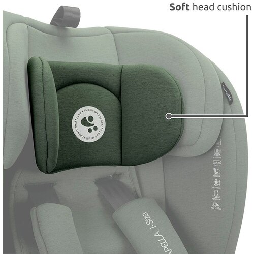 Lorelli Auto Sediste Capella I-Size Isofix (40-150cm) - Grey Slike