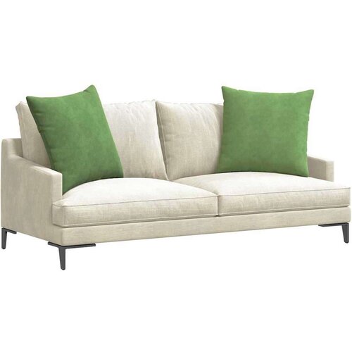 VidaXL jastučići za sofu 2 pcs svijetlo zelena 60 x 60 cm Slike