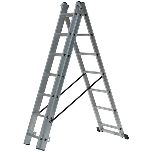 Awtools aluminijasta lestev 3x11 stopinj 150kg adapatacija do stopnic, (21106409) Slike