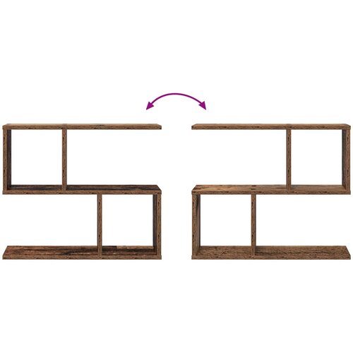  Polica na zidu Staro drvo 60 x 12 x 50,5 cm Konstruirano drvo Slike
