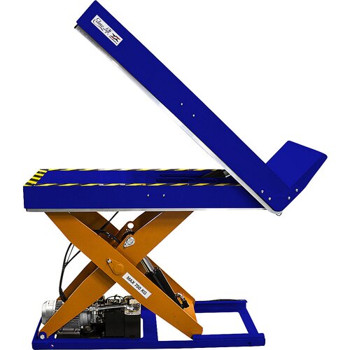 Edmolift Dvižno-nagibna miza LTT 750, plošča DxŠ 1200 x 550 mm, nosilnost 750 kg Cene