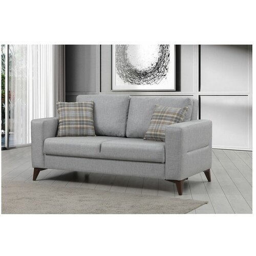 Atelier Del Sofa kristal 2 - light grey light grey 2-Seat sofa-bed Slike