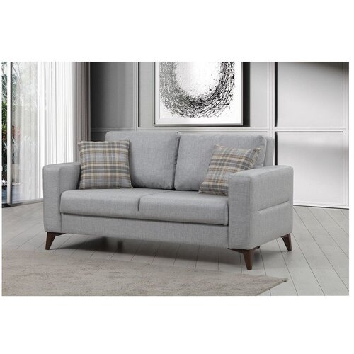 Atelier Del Sofa kristal 2 - light grey light grey 2-Seat sofa-bed Cene