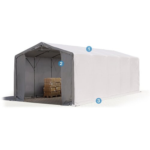 Skladišni šator PRIME PLUS 5x10x3,0 m 720 g/m² Cene