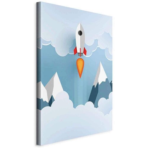 Artgeist Slika Na Platnu Rocket In The Clouds Cene
