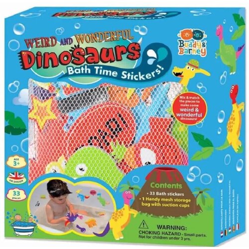 Flair Toys Buddy &amp;amp;amp, Barney Zalijepi na pločice! - Čudni i čudesni dinosauri Slike