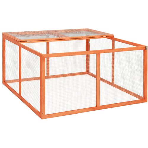  Kavez za zečeve 124 x 120 x 60 cm od masivne jelovine Cijene