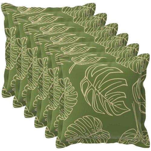  Presvlaka za jastuk 6 kom. HOUTEN Dizajn lista 60 x 60 cm Cijene