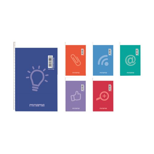 MITAMA Blok notes 21x29,7cm 60L karo 2/1 35507 Slike