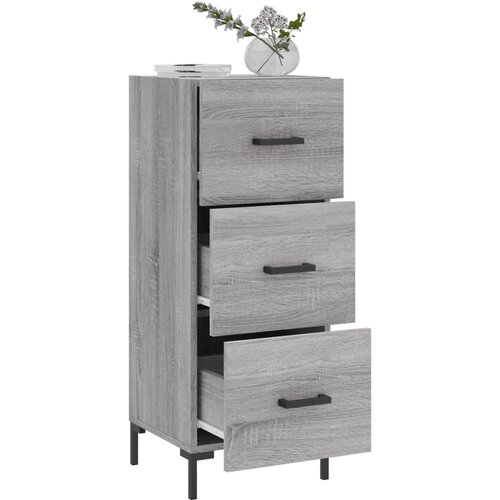  Komoda boja hrasta sonome 34,5x34x90 cm od konstruiranog drva Slike