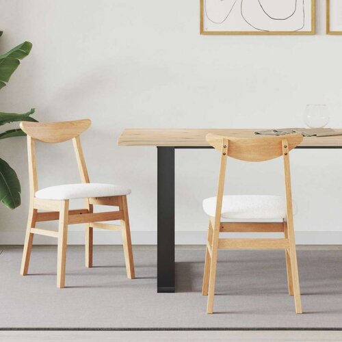  Trpezarijske stolice 2 pcs Prirodna 42 x 47.5 x 81 cm Cijene