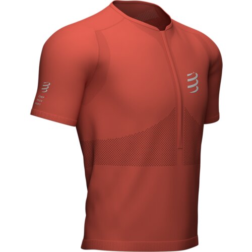  Majica Compressport Trail half-zip fitted SS top Red Clay - XL Cijene